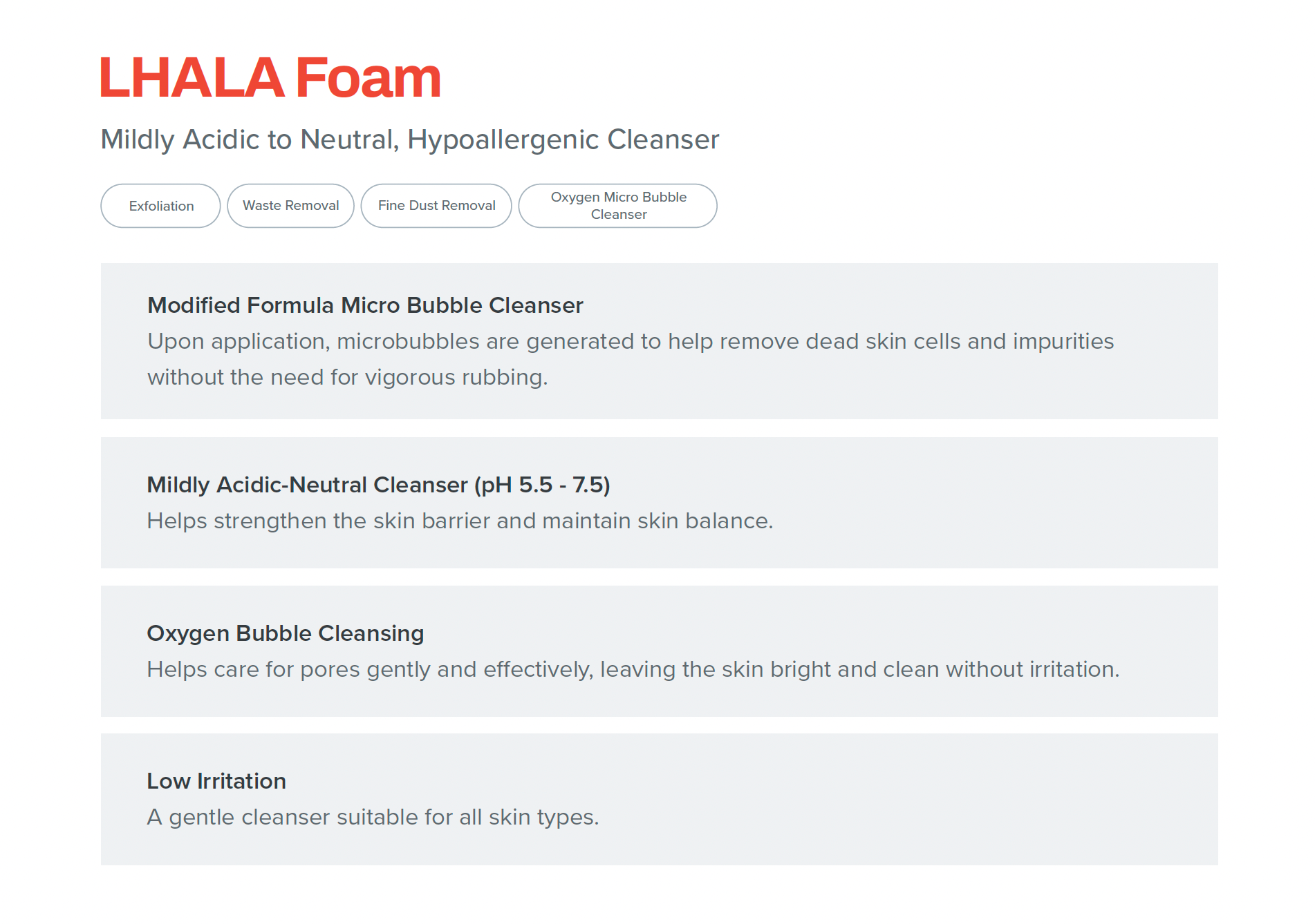 LHALALA Micro 02 Bubble Foam