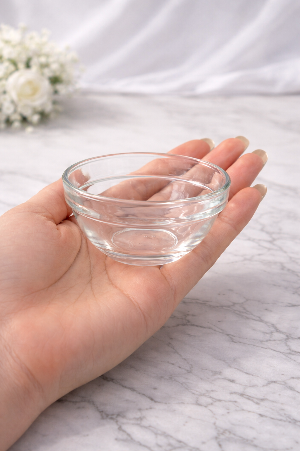 Glass Skincare Bowl