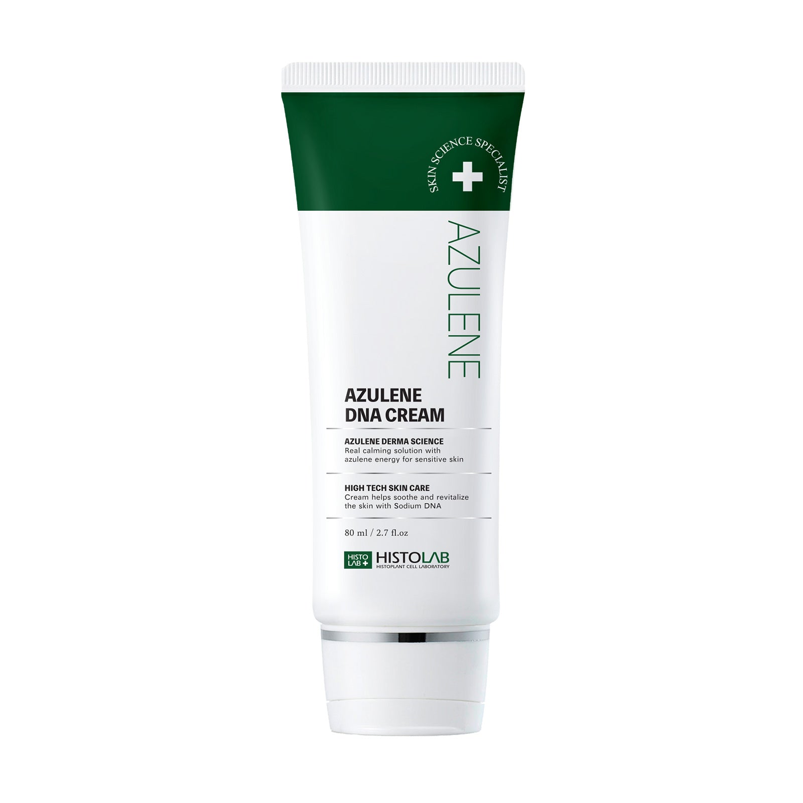 HistoLab Azulene DNA Cream 80ml tube for sensitive skin with Sodium DNA and Azulene complex