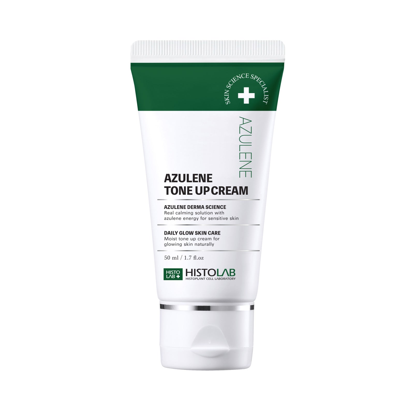 HistoLab Azulene Tone Up Cream for sensitive skin with calming and brightening effects