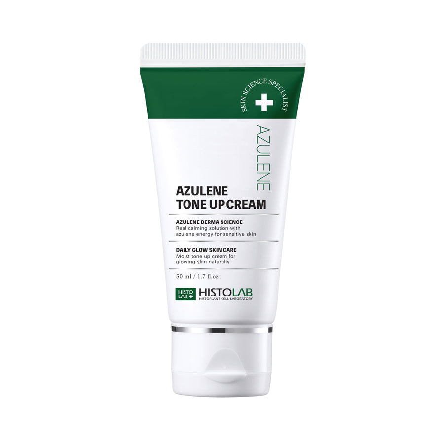 HistoLab Azulene Tone Up Cream for sensitive skin with calming and brightening effects