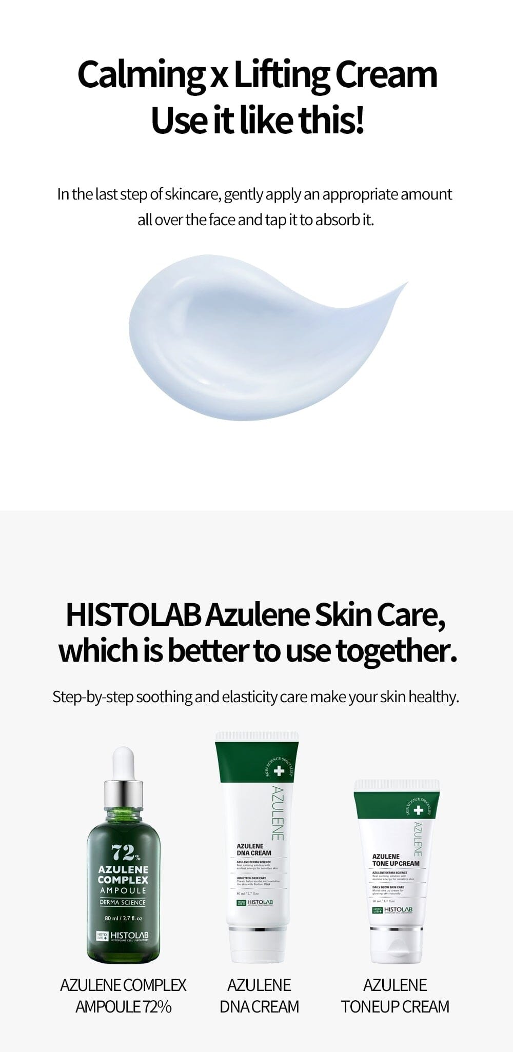 Azulene DNA cream Homecare HistoLab Medical Skincare 