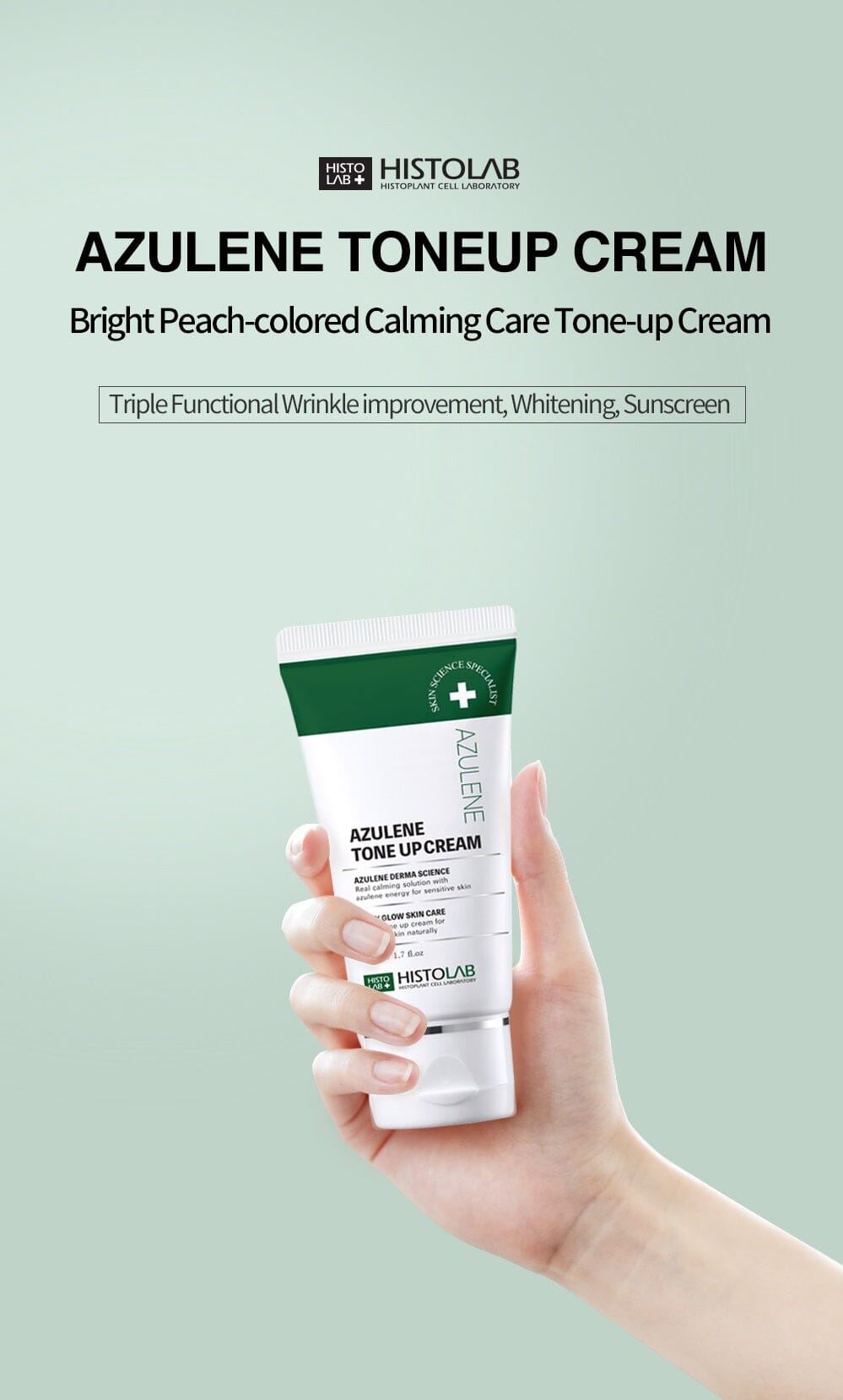 Azulene Tone Up Cream Homecare HistoLab Medical Skincare 